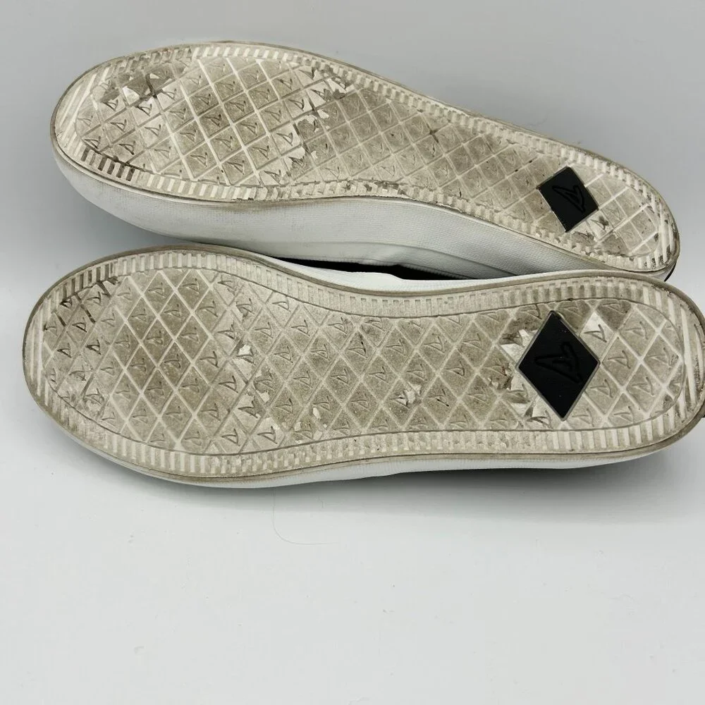 Sperry Top-Sider Memory Form Black Perforated Slip-On Loafer Comfort Size 6.5
